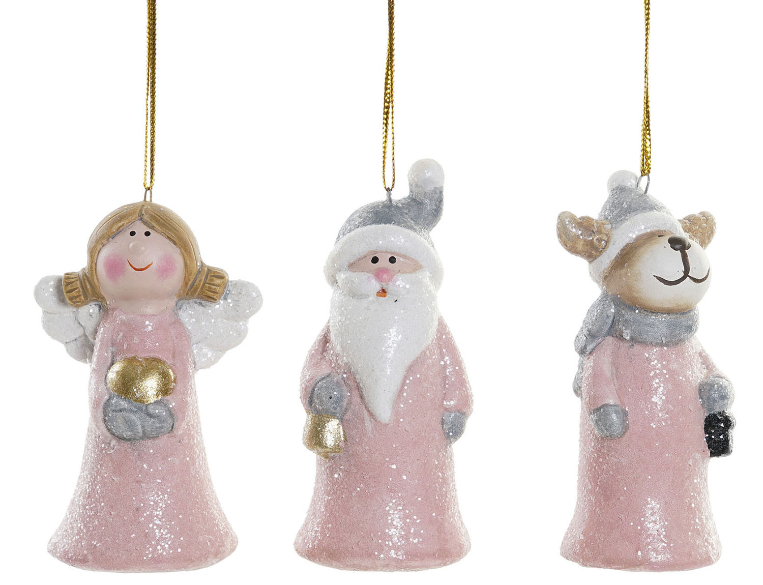 DECORACIÓN COLGANTE NAVIDEÑA SANTA