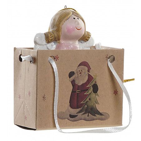 DECORACIÓN COLGANTE NAVIDEÑA SANTA
