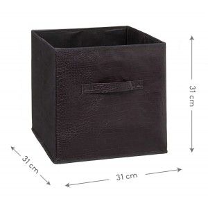 CESTA ALMACENAJE COCODRILO 31X31X31