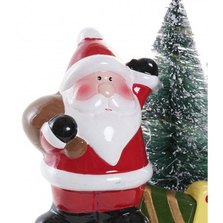 FIGURA NAVIDEÑA SANTA CON LED ORIGINAL 9,5X6X11,5CM