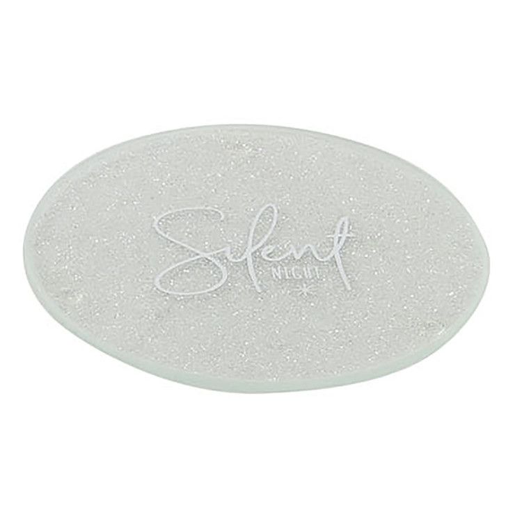 POSAVASOS CRISTAL DECORACION NAVIDEÑA ORIGINAL Ø10CM