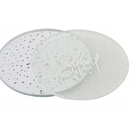 POSAVASOS CRISTAL DECORACION NAVIDEÑA ORIGINAL Ø10CM