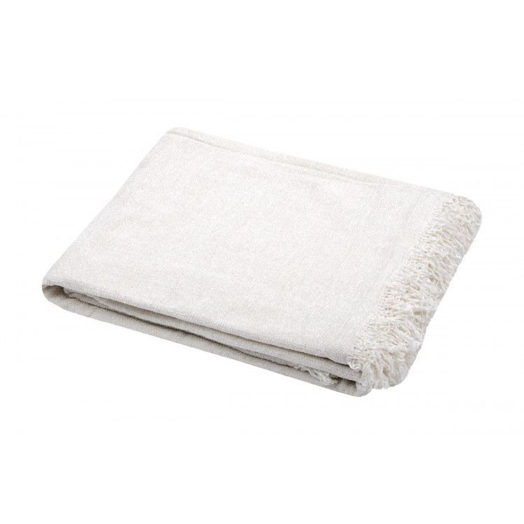 MANTA SOFÁ INVIERNO CHLOE BLANCO 125 X 150CM