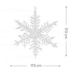 COPO DE NIEVE DECORACIÓN NAVIDEÑA Ø17,5
