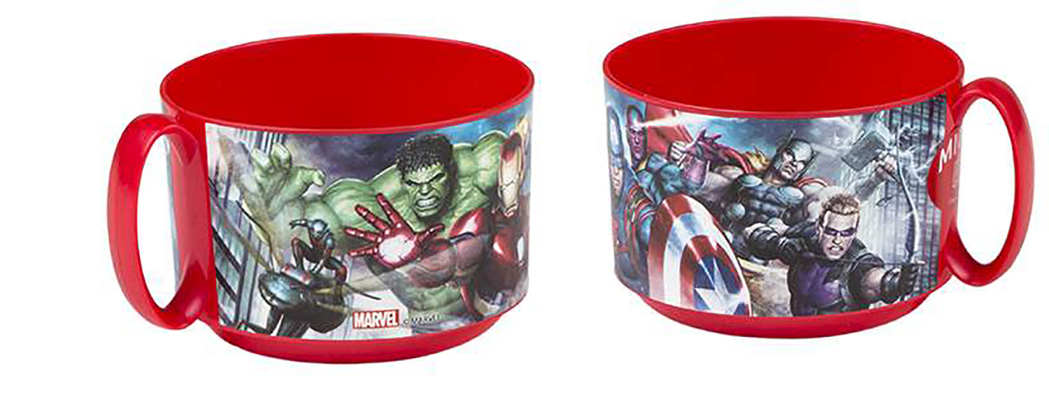 SET 2 TAZA INFANTIL DE PLASTICO SUPER 450ML