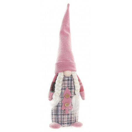 PAPA NOEL FIGURA DECORATIVA ÁRBOL 13X12X48CM
