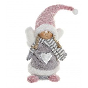 NIÑA ADORNO NAVIDEÑO 15X11X38
