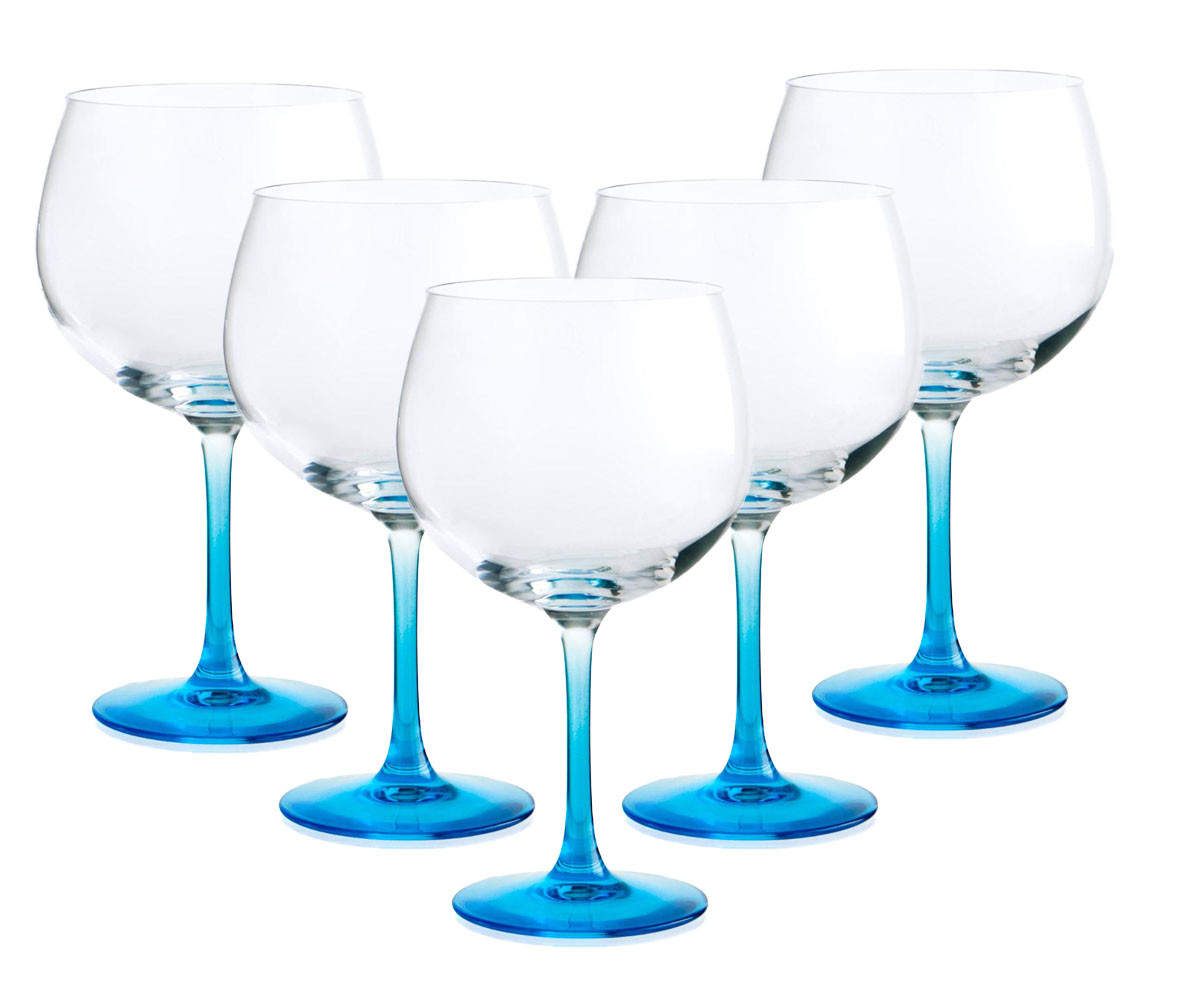 COPA COMBINADOS PIE AZUL SET 6