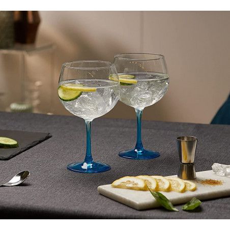 COPA COMBINADOS PIE AZUL SET 6