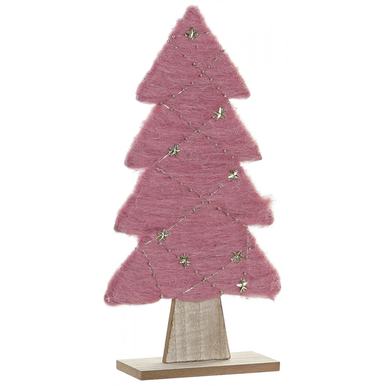 ÁRBOL DE NAVIDAD ESTRELLAS DECORATIVO 19X6X35CM