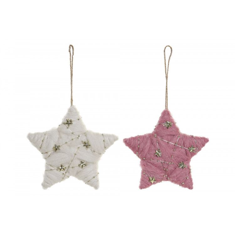 ESTRELLA DECORATIVA NAVIDEÑA LANA 15X2,5X14