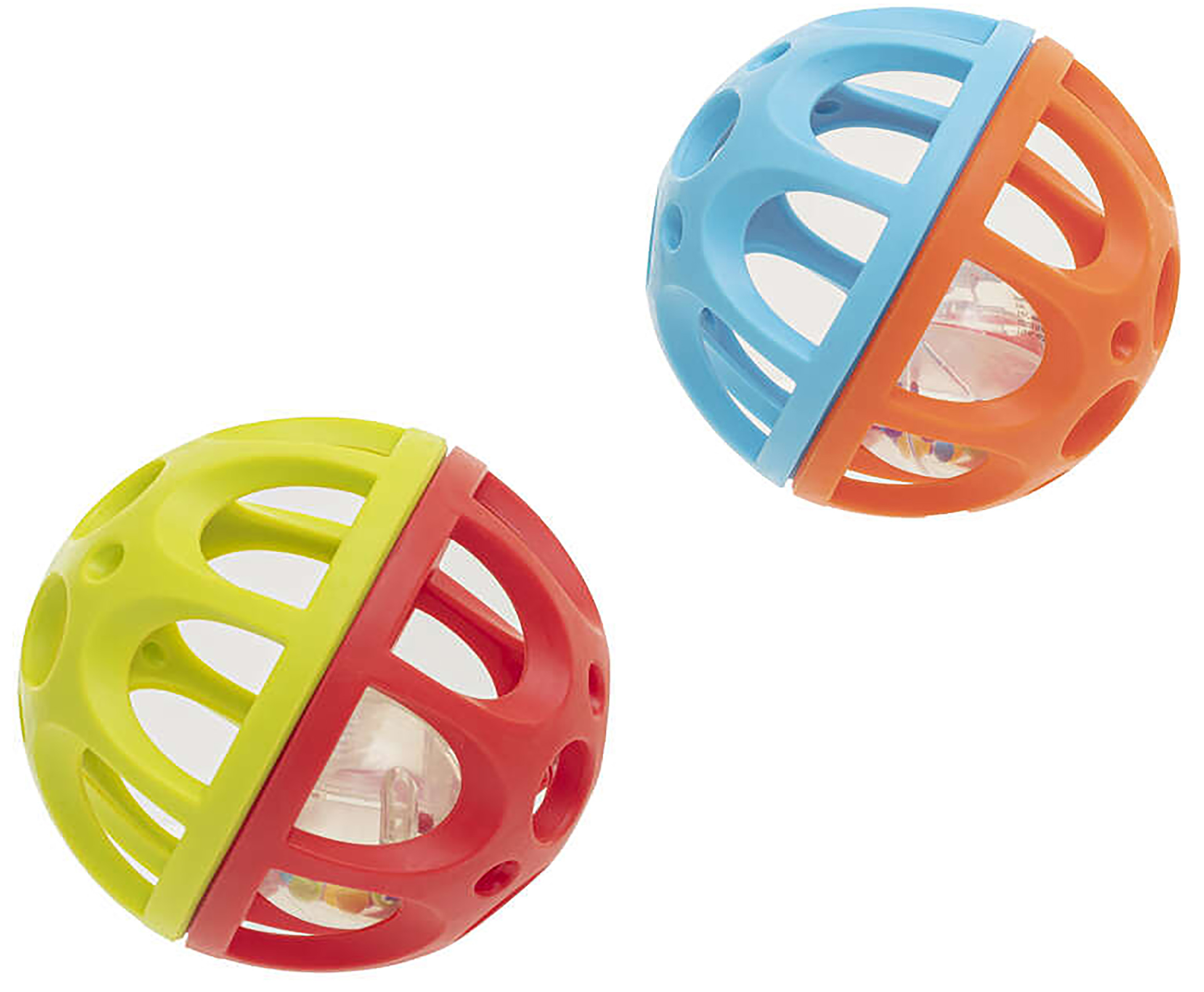 PELOTA SONAJERO JUGUETE INFANTIL PARA BEBÉS MULTICOLOR