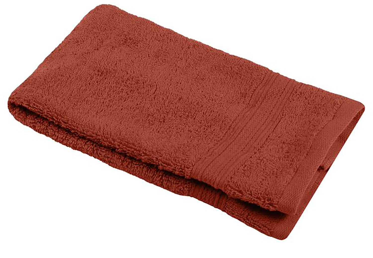 TOALLA BAÑO TOCADOR 100% ALGODÓN 30x50CM TERRACOTA BIO