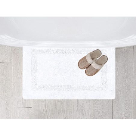 ALFOMBRA DE BAÑO BLANCO SOFY 50X80CM