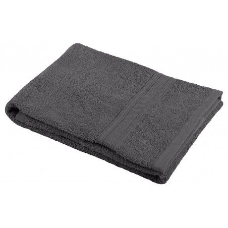 TOALLA BAÑO LAVABO 100% ALGODÓN 50x90CM BIO ANTRACITA