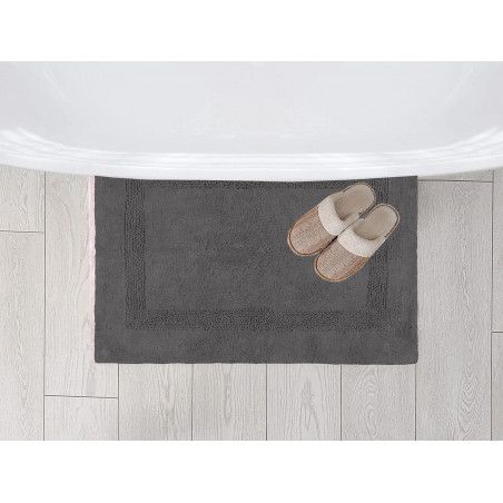 ALFOMBRA DE BAÑO ANTRACITA SOFY 50X80CM