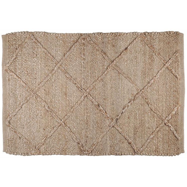 ALFOMBRA DE YUTE ALBA NATUR 60X90 CM