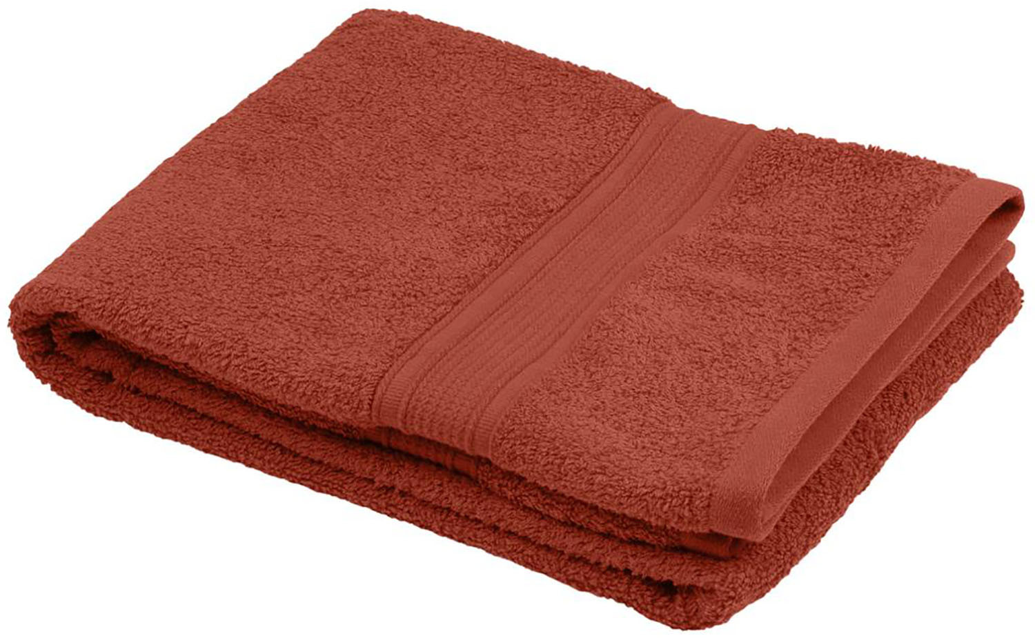 TOALLA BAÑO DUCHA 100% ALGODÓN 70X140CM TERRACOTA BIO