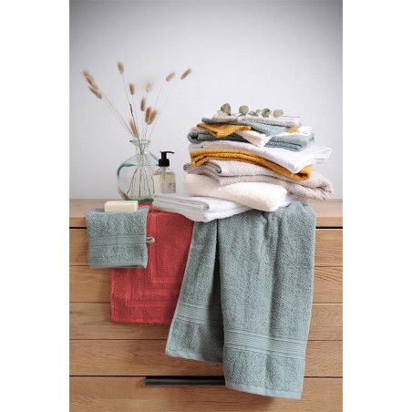 TOALLA BAÑO DUCHA 100% ALGODÓN 70X140CM TERRACOTA BIO