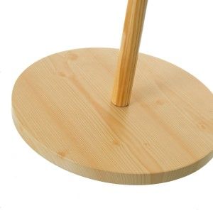 PERCHERO DE PIE MADERA NATURAL 5 BRAZOS