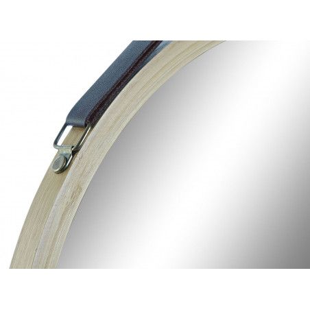ESPEJO NATUR DE BAMBÚ Ø38CM