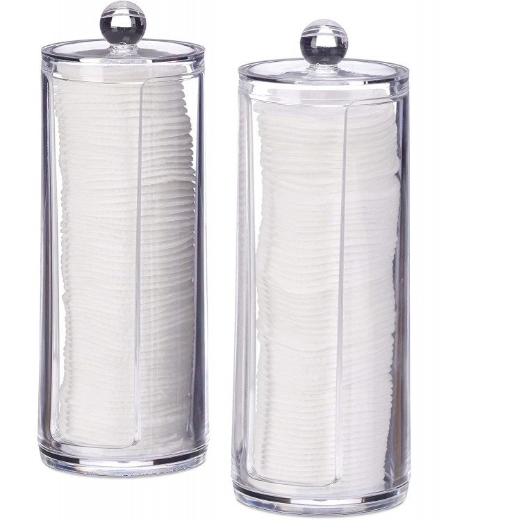 DISPENSADOR DE ALGODÓN ACRILICO SET 2