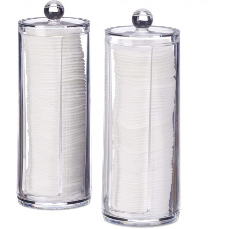 DISPENSADOR DE ALGODÓN ACRILICO SET 2