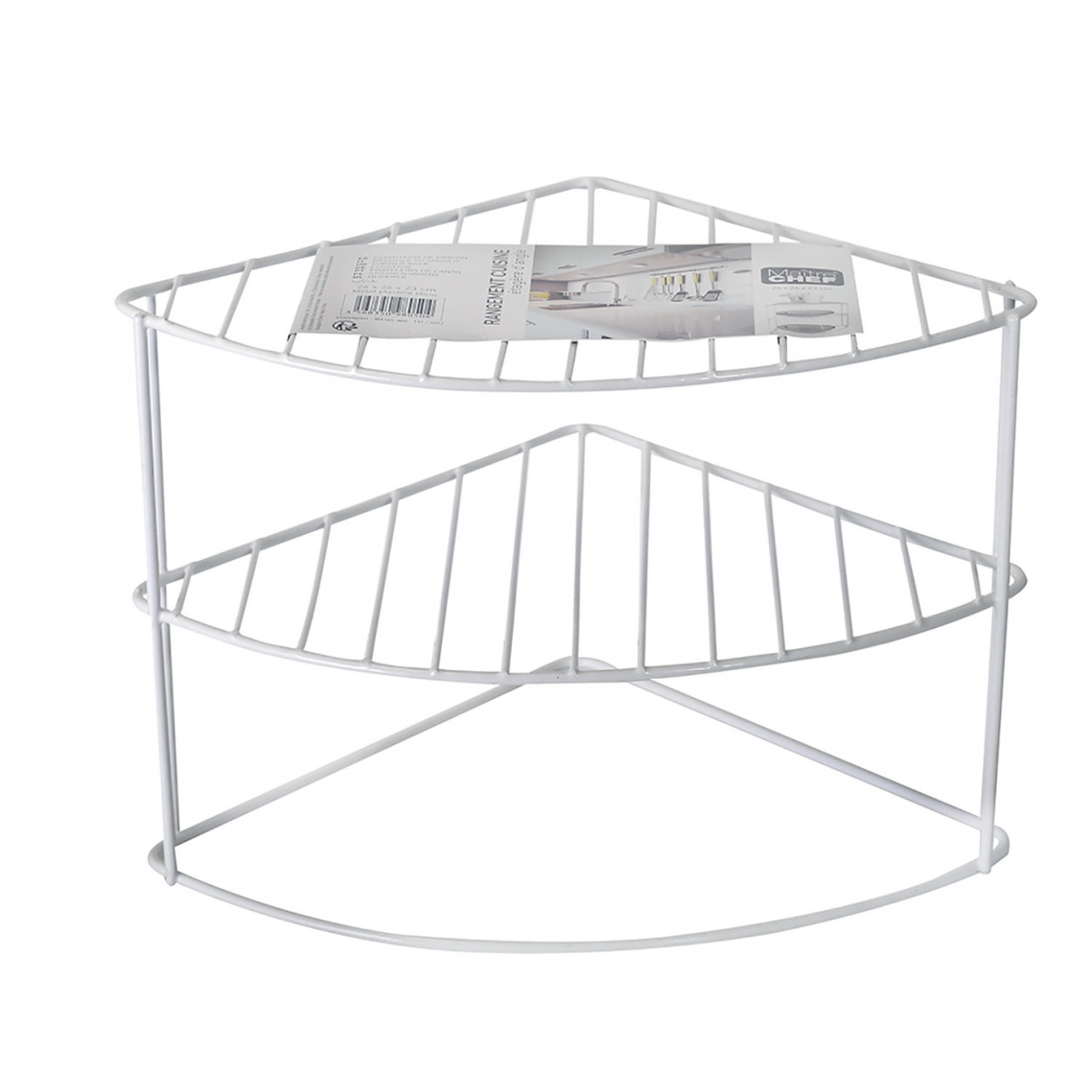 STANTE ORGANIZADOR DE COCINA METÁLICO 26X23X26