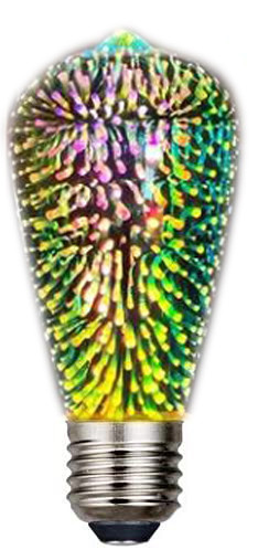 BOMBILLA FIREWORK 3D EDISON...