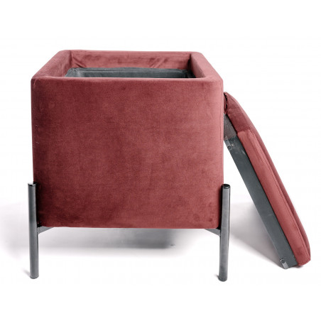 PUFF SALÓN MODERNO TABURETE BURDEOS 43X45CM