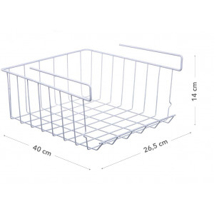 BALDA DE COCINA/BAÑO PARA ALMACENAJE METAL 40X26,5X14