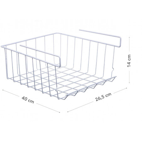 BALDA DE COCINA/BAÑO PARA ALMACENAJE METAL 40X26,5X14