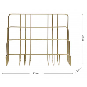 ORGANIZADOR DE ESCRITORIO, CARTAS, PAPELES 25X10