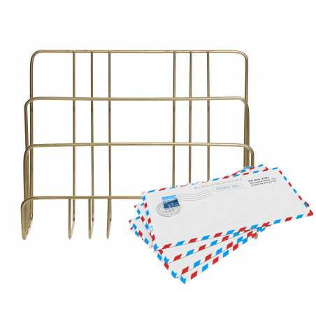 ORGANIZADOR DE ESCRITORIO, CARTAS, PAPELES 25X10