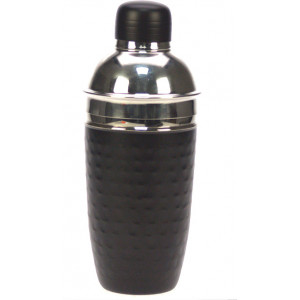 COCTELERA NEGRA INOX 450 ML