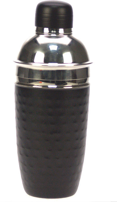 COCTELERA NEGRA INOX 450 ML