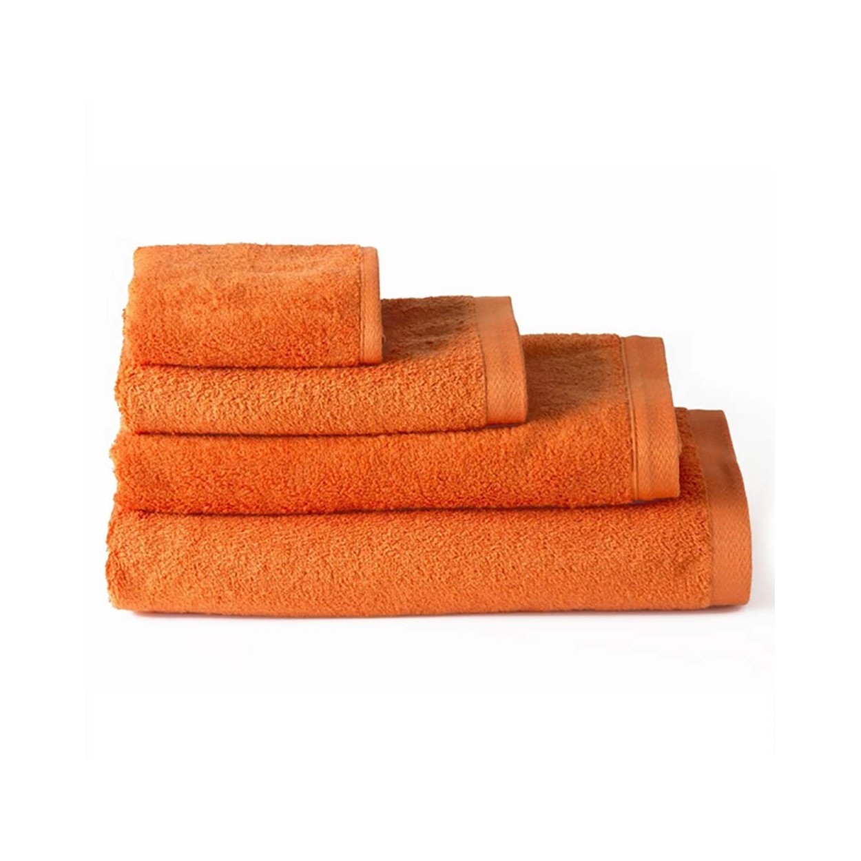 Toalla de ducha algodón naranja (70x140)