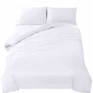 JUEGO DE CAMA BLANCA 100%...