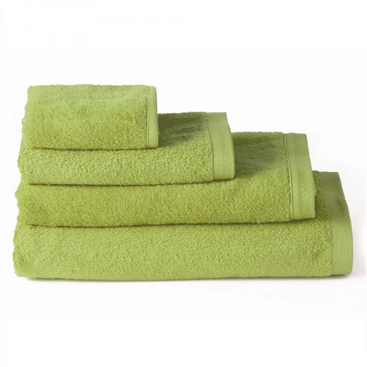 Toalla de baño tocador algodón verde (30x50)