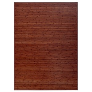Alfombra de Bambú Natural, de color Madera, con Base Antideslizante, ideal para Salón/Comedor, de 180cm X 250cm - Hogar y Más