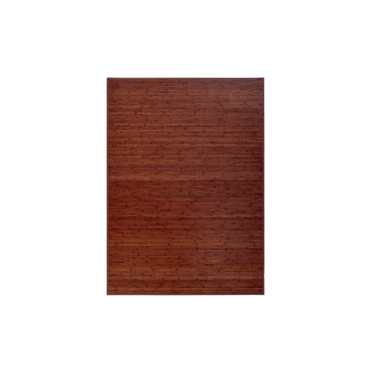 TAPIS DE BAMBOU POUR MANGER - SALON-TON PLACAGE DE NOYER , ANTIDÉRAPANT, 180 X 250 CM.