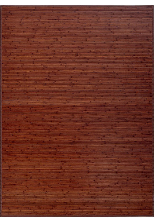 TAPPETO DI BAMBÙ PER IL SOGGIORNO - PRANZO-TONO NOCE , ANTISCIVOLO, 180 X 250 CM.