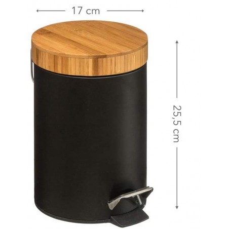 PAPELERA METÁLICA MODERNA NORDIC 3L