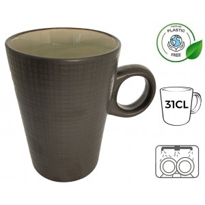 TAZA DESAYUNO CERÁMICA CEREALES BRUSH 31CL