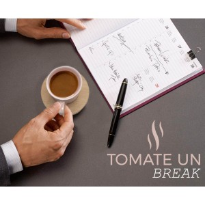 JUEGO 6 TAZAS CAFÉ CON PLATO BAMBÚ ROSA PALO 100ML NATURA