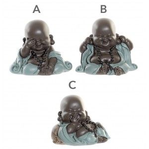Moine Bébé Décoratifs Figure, De La Résine De Décoration Statue Bouddhiste. Moine bouddhiste Décoration 10X7,5X8,5 cm