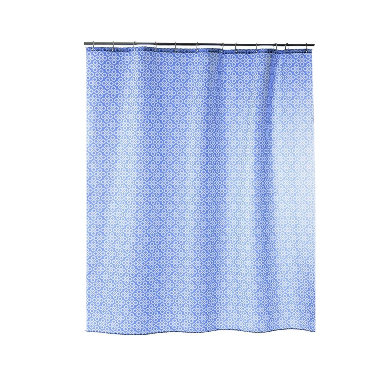 CORTINA DE DUCHA 180X200 AZUL "TREBOL"