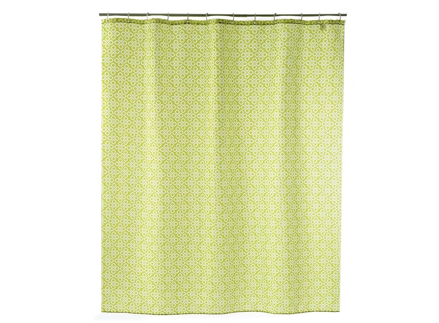 Curtain bath green trebol...