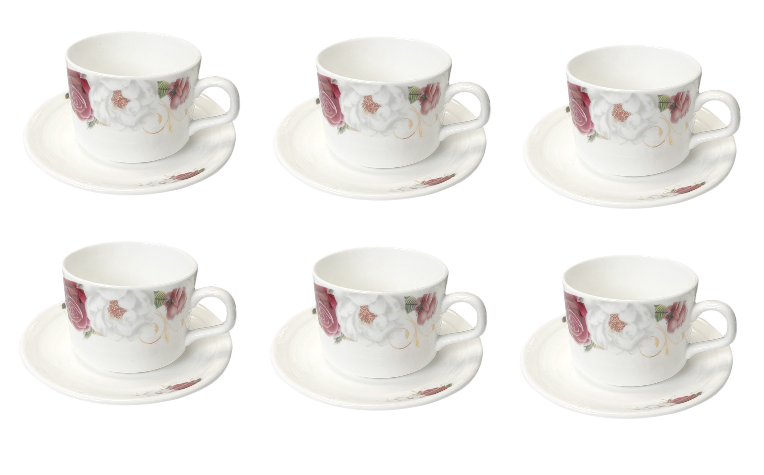 Ensemble de 6 tasses et...