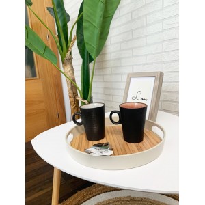 TAZA DESAYUNO CERÁMICA CEREALES BRUSH 31CL